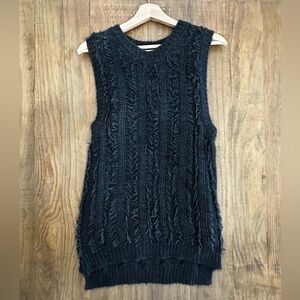 J.O.A. Sleeveless Angora Sweater